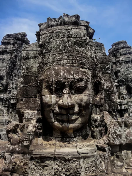 Kuil Bayon di Angkor, Kamboja — Stok Foto