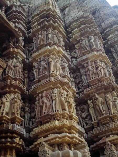 インドのカジュラホの寺院 — ストック写真