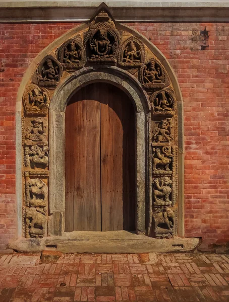 Πόρτα στο Bhaktapur, Νεπάλ — Φωτογραφία Αρχείου