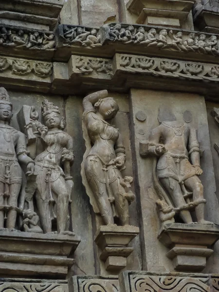Khajuraho Hindistan tapınaklar — Stok fotoğraf