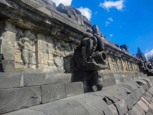 Borobudur templet i Indonesien — Stockfoto