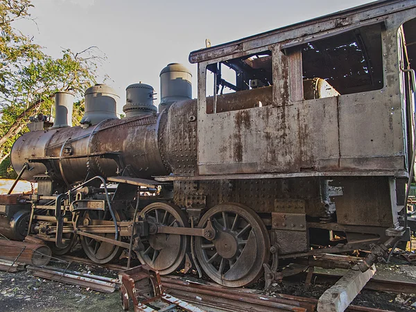 Vieja locomotora de La Habana — Foto de Stock