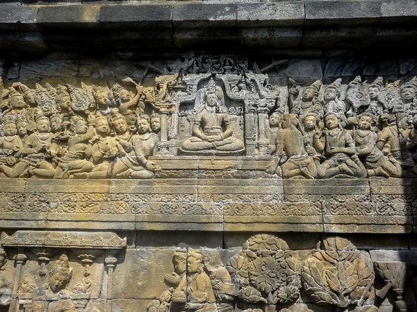 Templo de borobudur na indonésia — Fotografia de Stock