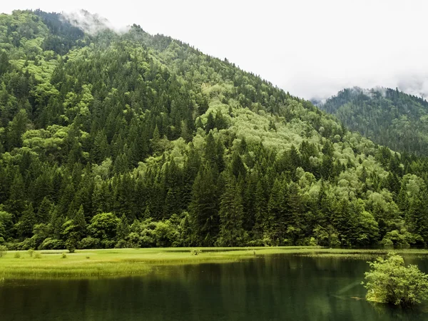 Parc national de la vallée de Jiuzhaigou en Chine — Photo