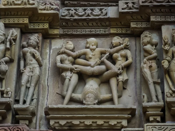 Temples at Khajuraho in India — Stock Photo, Image
