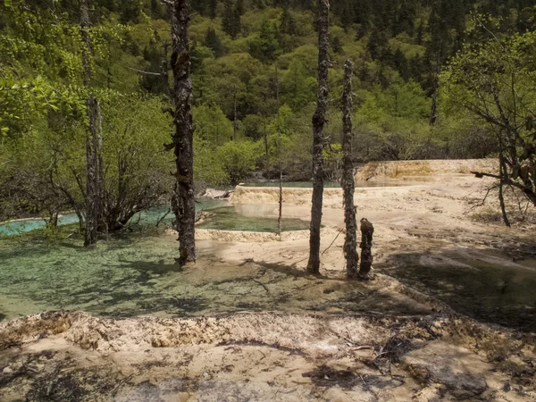 Huanglong, Čína — Stock fotografie