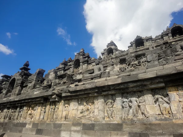 Borobudur tempel in Indonesië — Stockfoto