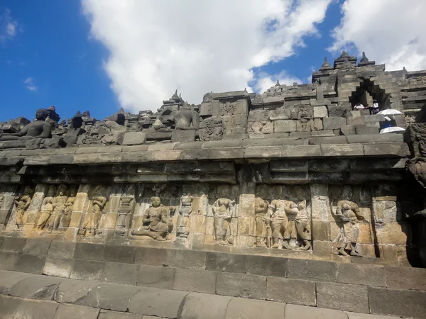 Borobudur templet i Indonesien — Stockfoto