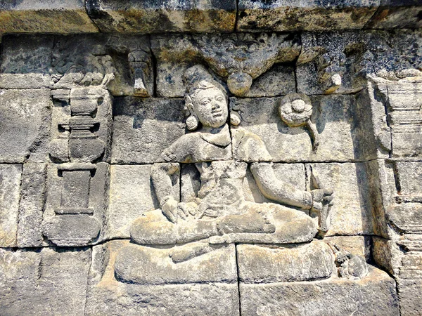 Chrám Borobudur v Indonésii — Stock fotografie