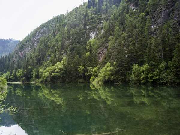 Jiuzhaigou Valley National park v Číně — Stock fotografie