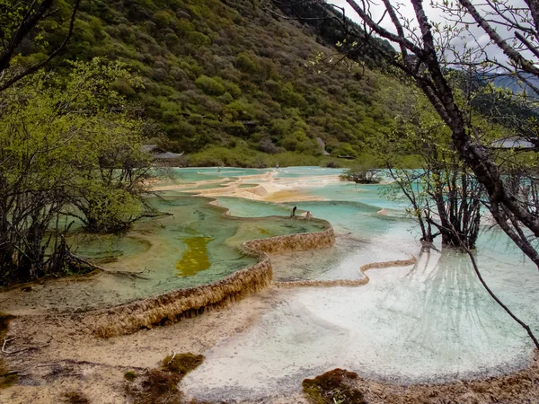 Huanglong, Čína — Stock fotografie