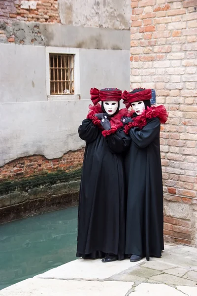 伝統的なヴェネツィアン ・ カーニバル マスク — ストック写真