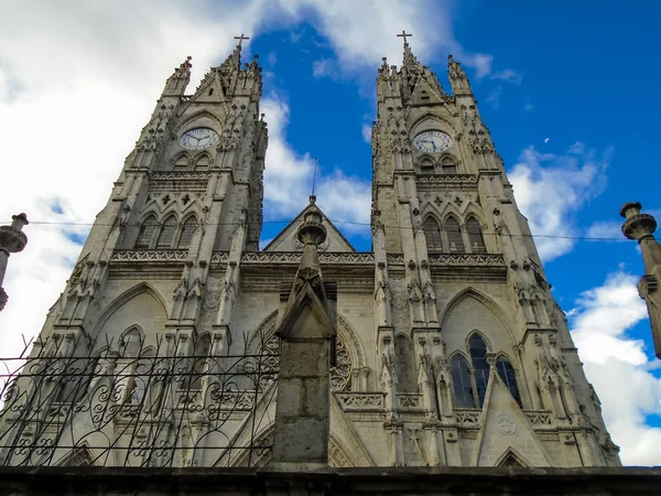 Кафедральный собор Кито — стоковое фото