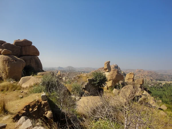 Pedras de hampi da Índia — Fotografia de Stock