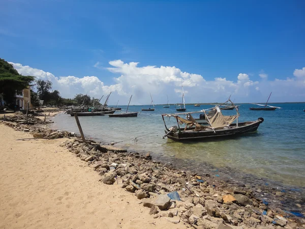 Isla Lamu en Kenia Imágenes de stock libres de derechos