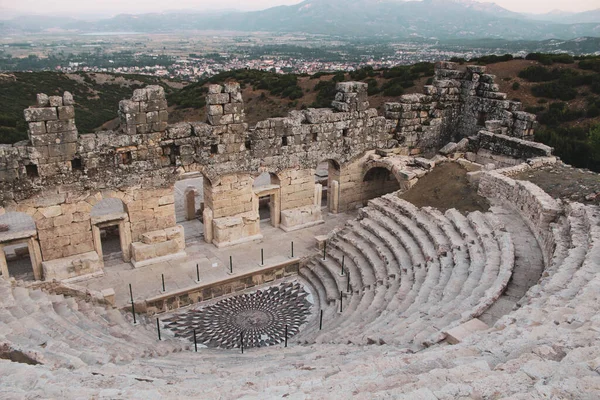 Golhisar Burdur Turquia Outubro 2020 Ancient City Kibyra Medusa Mosaic — Fotografia de Stock