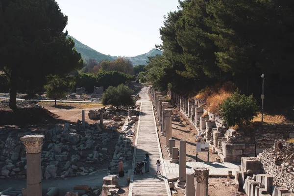 Izmir Selcuk Turkey Серпня 2021 Ephesus Ancient City Turkey — стокове фото