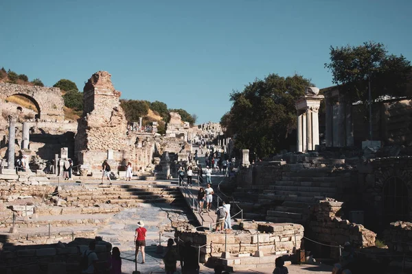 Izmir Selcuk Turkije Augustus 2021 Efeze Oude Stad Turkije — Stockfoto