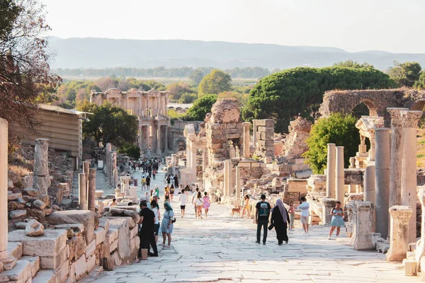 Izmir Selcuk Turkey 2022年5月30日 土耳其以弗所古城 — 图库照片