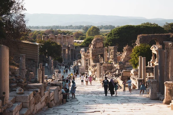 Izmir Selcuk Turkey 2022年5月30日 土耳其以弗所古城 — 图库照片