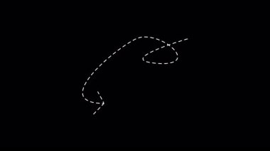 Ok el çizimi çizimi işaretleyici. Alfa kanallı Doodle ok göstergesi. Beyaz renkli ok