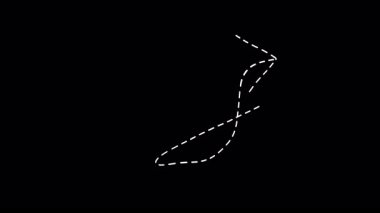 Ok el çizimi çizimi işaretleyici. Alfa kanallı Doodle ok göstergesi. Beyaz renkli ok.