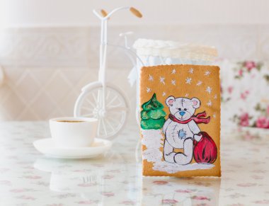 Gingerbread ayı yeni yıl