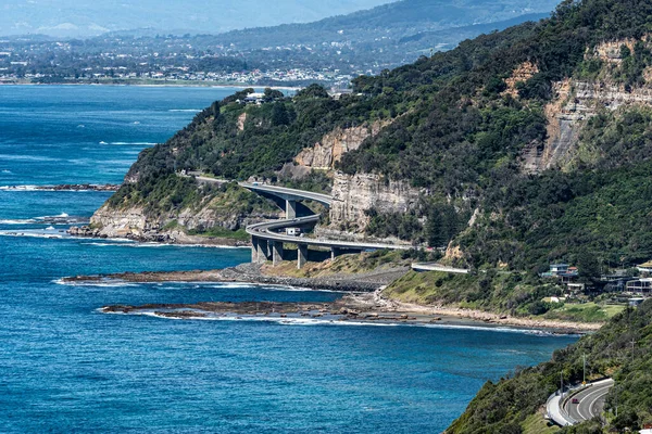 Tengeri Szikla Hída Stanwell Park Coledale Között — Stock Fotó