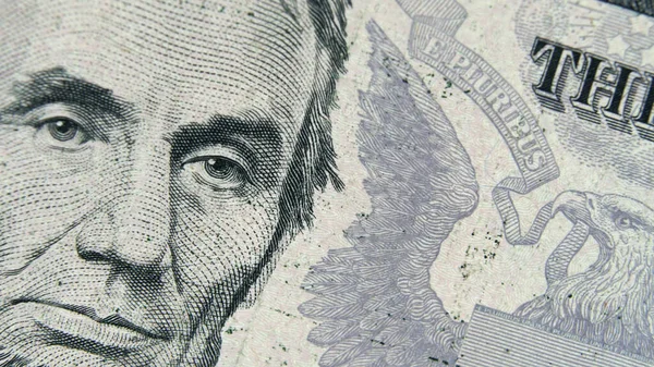 Στοιχείο Αμερικανικού Τραπεζογραμματίου Δολαρίων Μακροφωτογραφία — Φωτογραφία Αρχείου