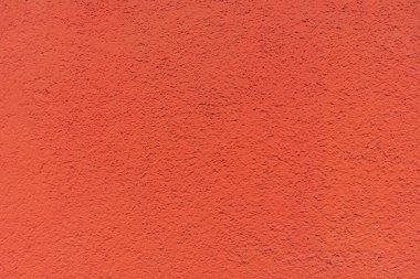 Kırmızı beton duvar dokusu, çizikler, arkaplan