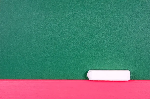 Καθαρό Πράσινο Πίνακα Λευκή Κιμωλία Αντίγραφο Χώρου Εκπαιδευτικό Σχολικό Υπόβαθρο — Φωτογραφία Αρχείου