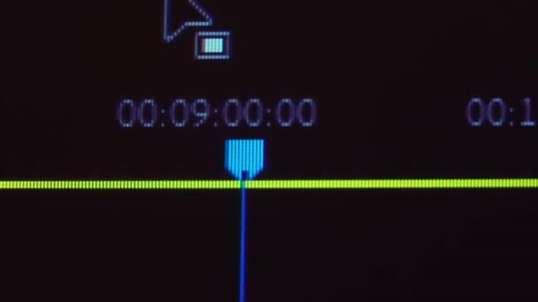 Le temps est compté dans le timecode, travailler avec la séquence vidéo dans le programme — Video