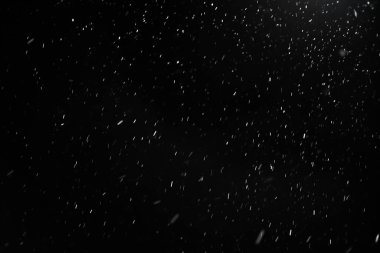 Siyah arka planda kar. Kar zemini. Noel, Yeni Yıl geçmişi