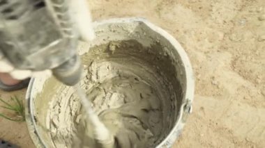 Beton harcı karıştırma görüntüleri