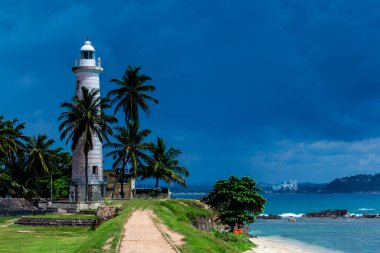 Sri Lanka kıyısındaki Galle deniz feneri