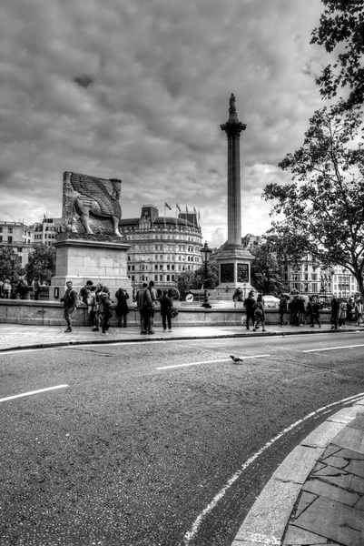 Londen Verenigd Koninkrijk September 2019 Zicht Tal Van Toeristen Die — Stockfoto