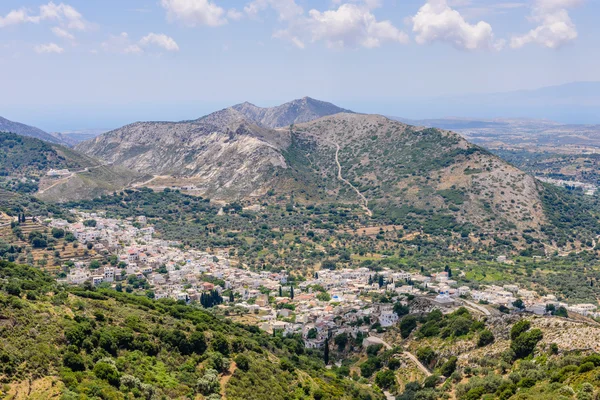 Villaggio greco in montagna — Foto Stock