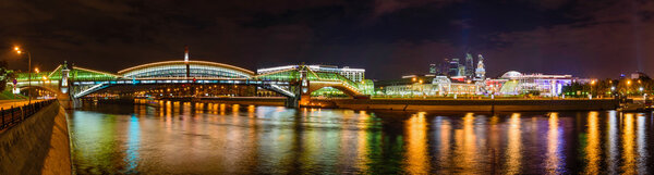 Высотный вид Москвы
