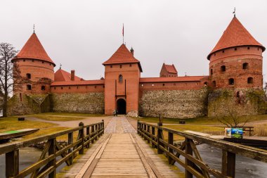 Trakai kale kış 
