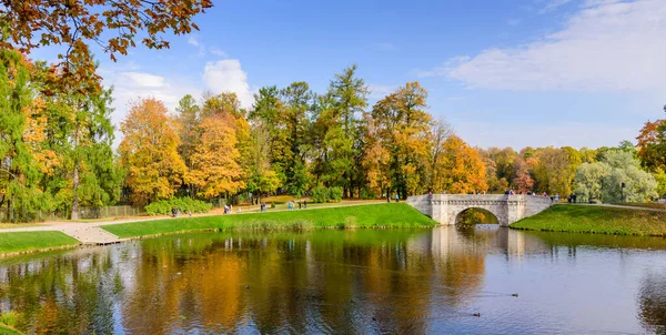 Gatchina Sankt Petersburg Ryssland Oktober 2020 Sightseeing Sankt Petersburg Pittoreska — Stockfoto