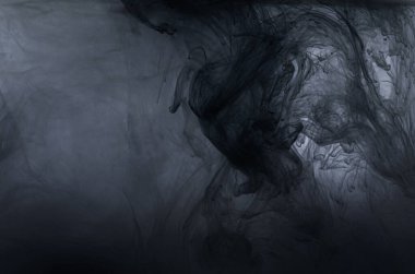 Suyun soyut arkaplanındaki boyalar