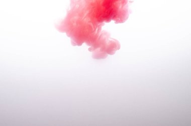 Suda akrilik kırmızı renkler. Soyut arkaplan. Soyut boyalar.