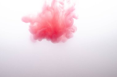 Suda akrilik kırmızı renkler. Soyut arkaplan. Soyut boyalar.