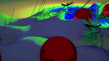 3 Boyutlu Yılbaşı Kutlama Kartı Hazırlama Festivali Arkaplanı