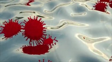 3 Boyutlu Corona Virüsü Covid-19 Salgın Dalgaları