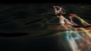 Dijital Renklendirme Işıklandırma Vuruşu Elektrik Dalgaları