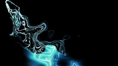 Dijital Hazırlama Elektrik Yıldırımı Enerjisi Arkaplanı