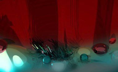 3 Boyutlu Yılbaşı Kutlama Kartı Hazırlama Festivali Arkaplanı