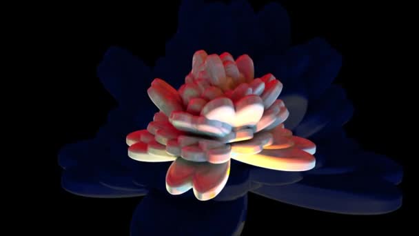 3D vykreslování Abstraktní pozadí Květ