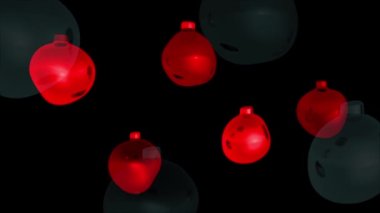 3D Hazırlama Noeli Bauble Parti Arkaplanı